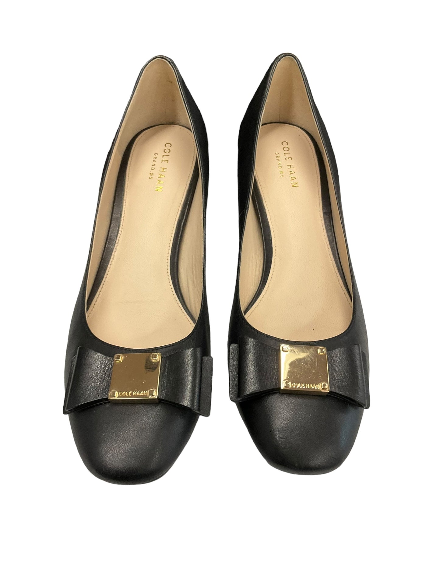 Black Shoes Heels Block Cole-haan, Size 7.5