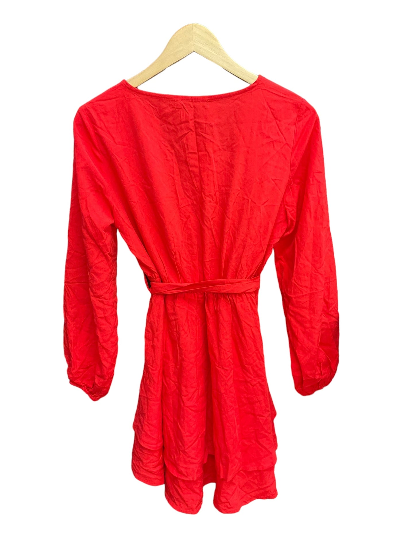 Red Dress Party Short Clothes Mentor, Size M