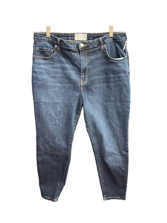 Blue Denim Jeans Straight Everlane, Size 18