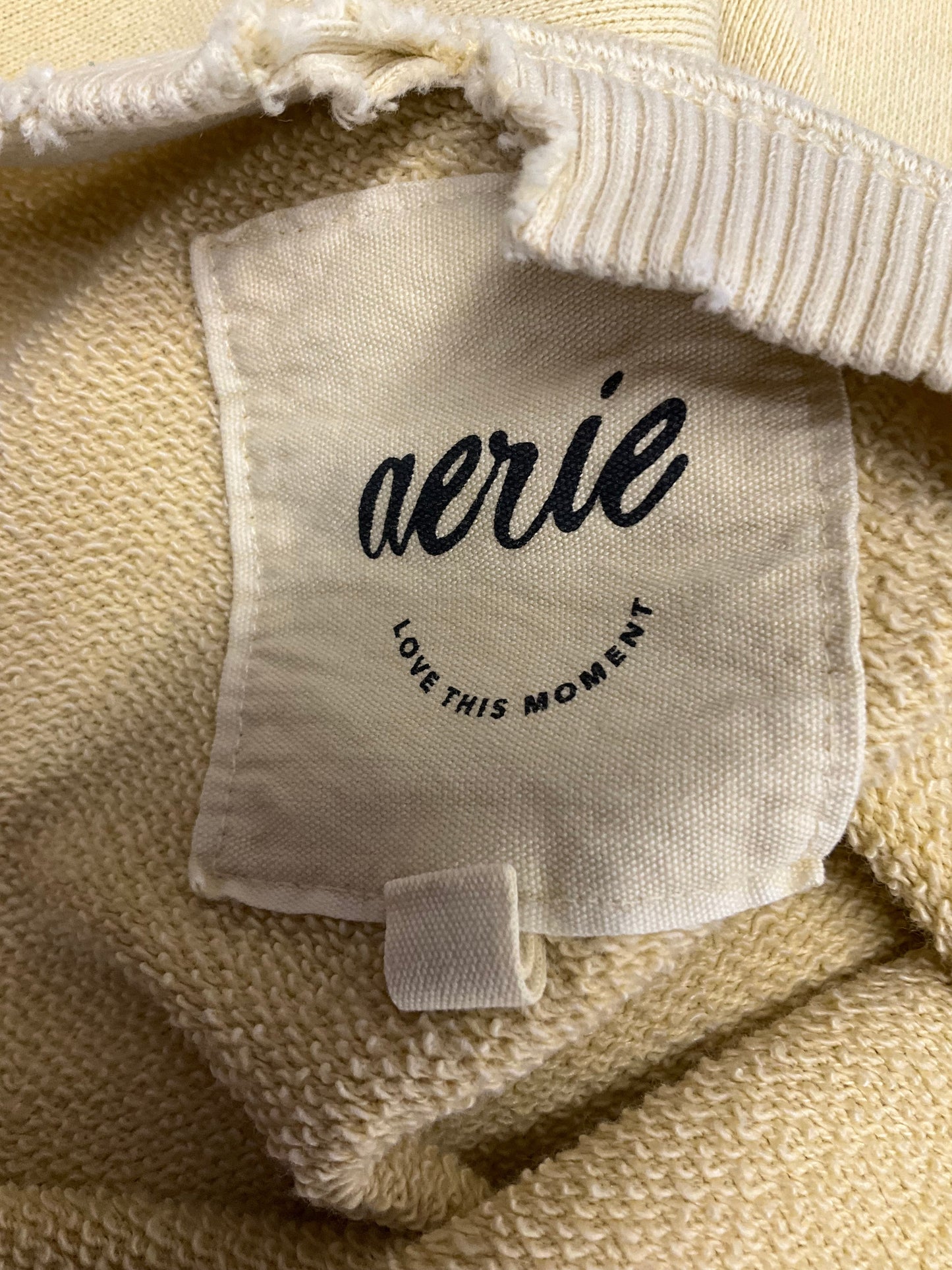 Yellow Top Long Sleeve Aerie, Size Xl