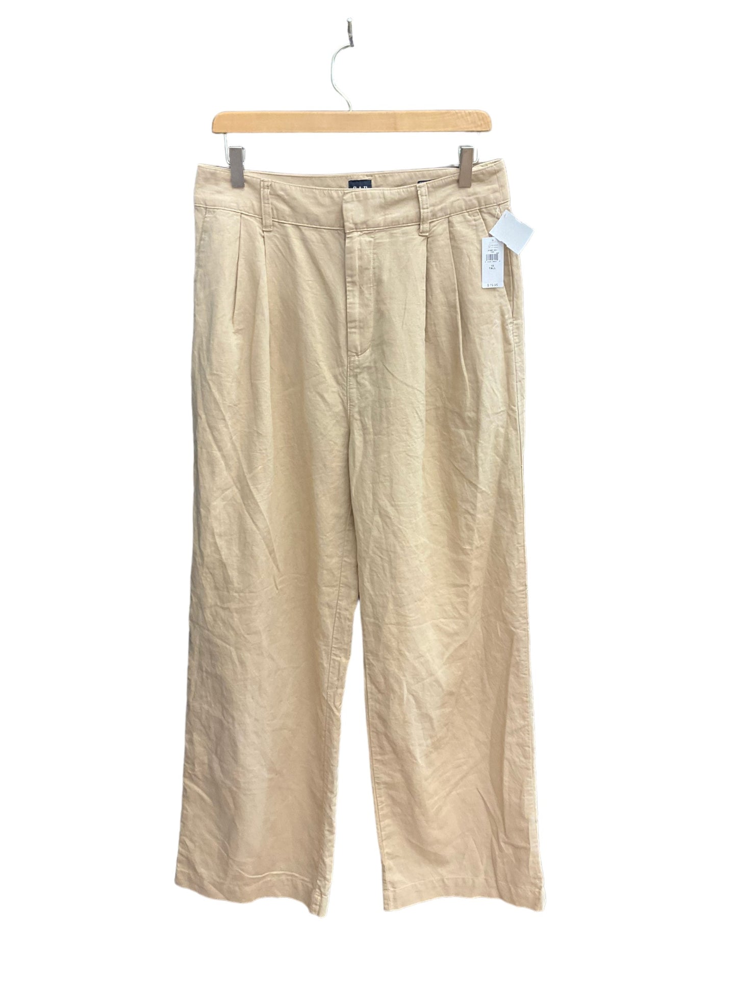 Tan Pants Wide Leg Gap, Size 10