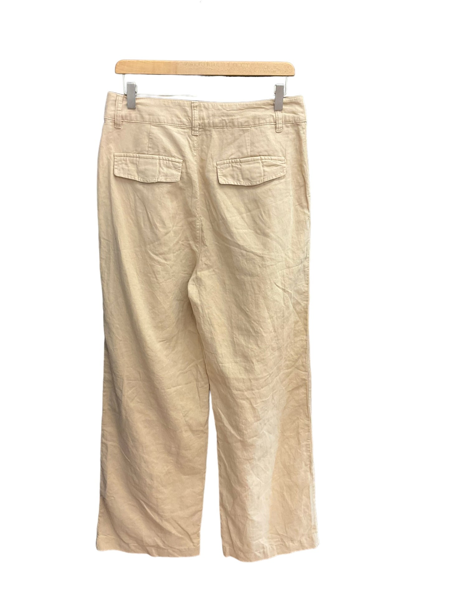 Tan Pants Wide Leg Gap, Size 10