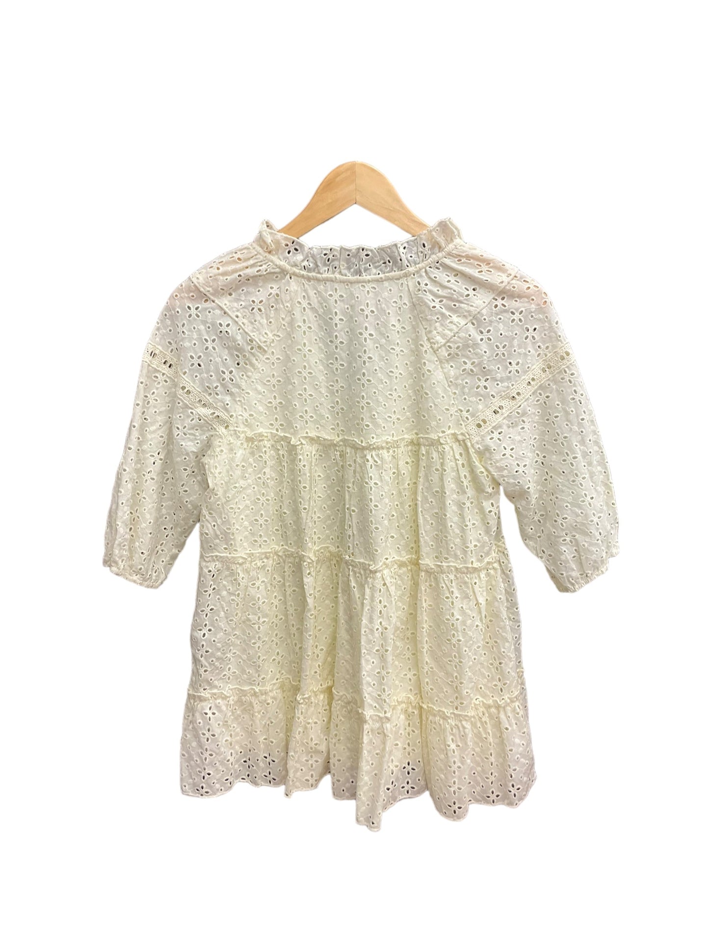 Cream Top Short Sleeve Altard State, Size S