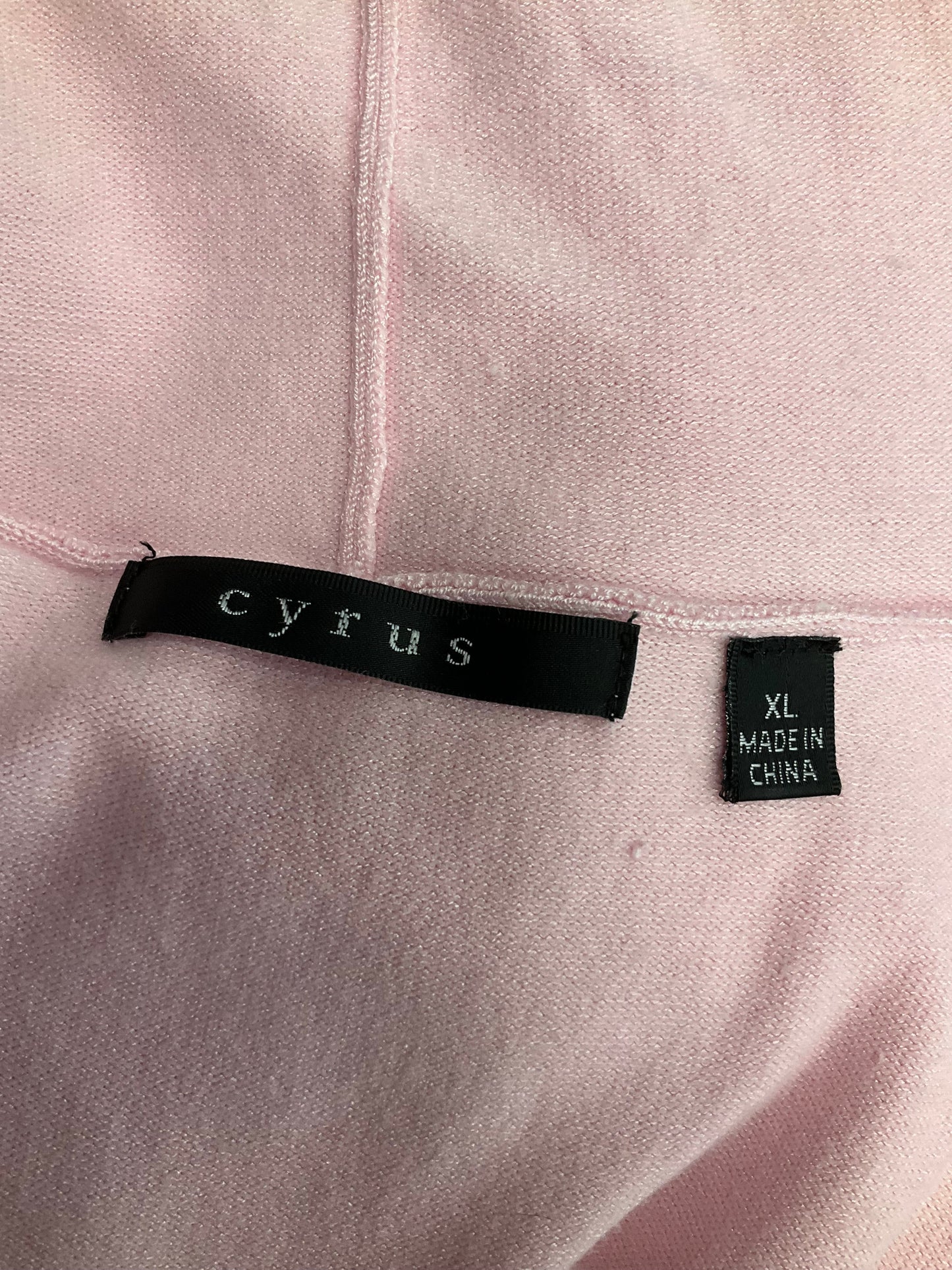 Pink Cardigan Cyrus Knits, Size Xl