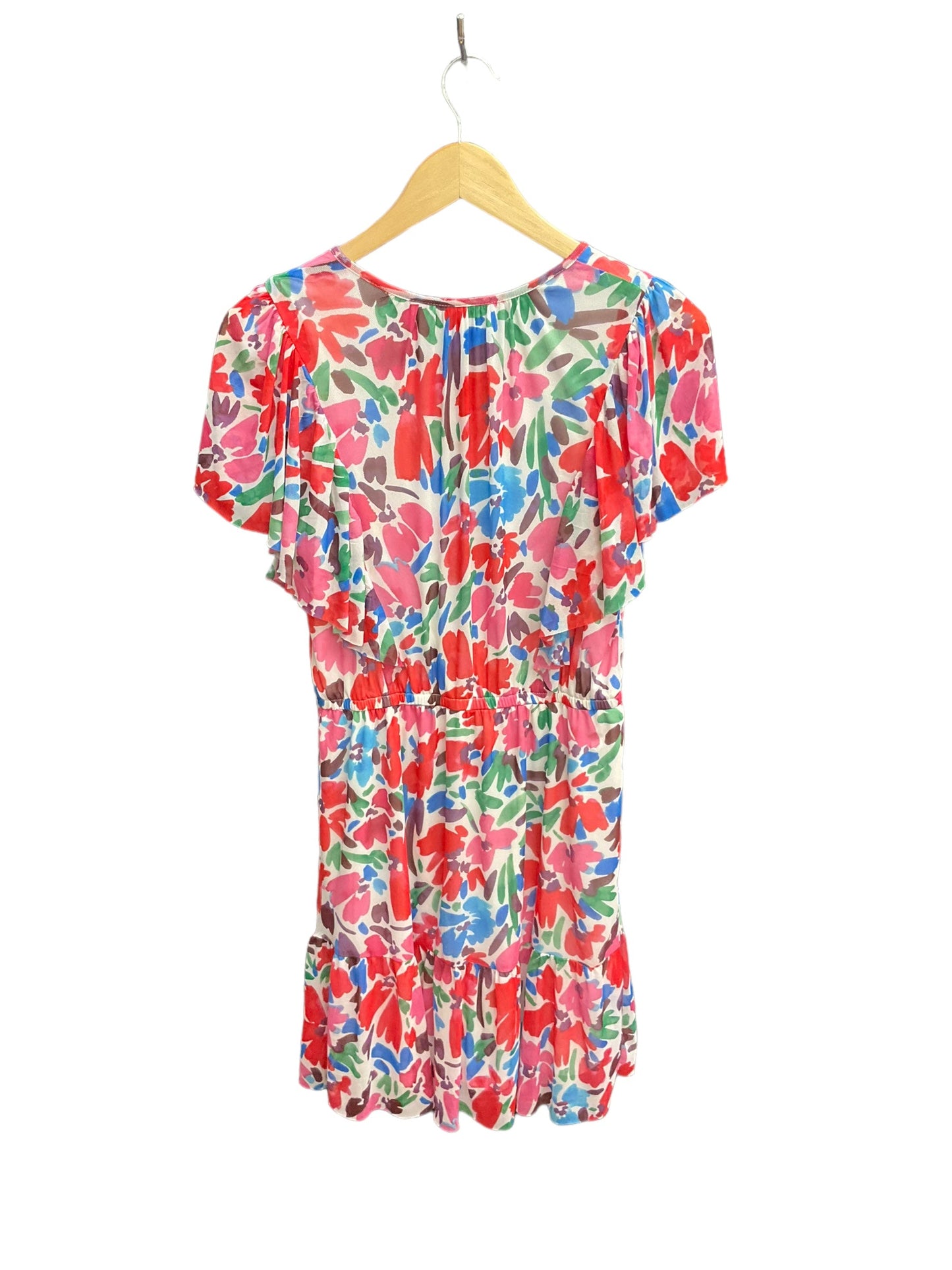 Floral Print Dress Casual Short Donna Morgan, Size M