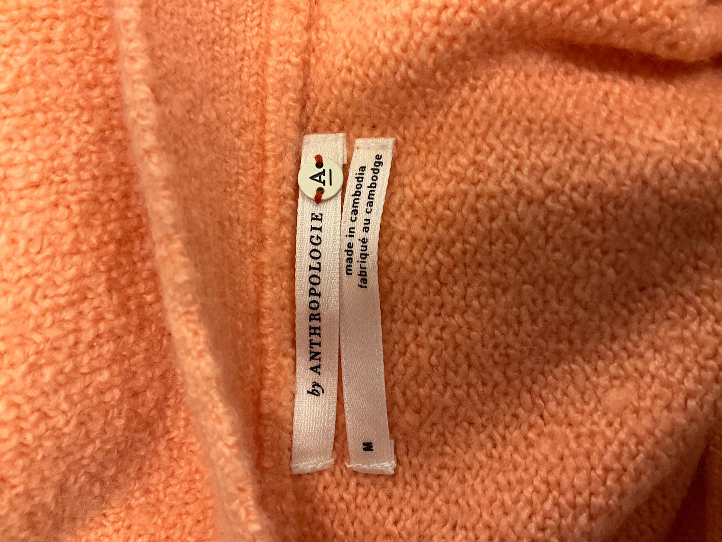 Orange Sweater Anthropologie, Size M