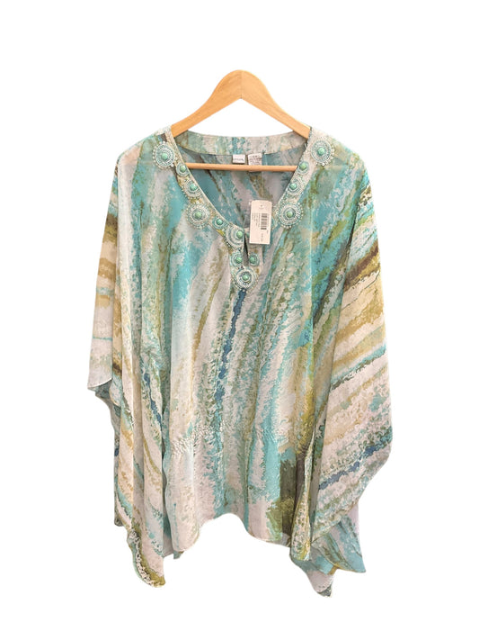 Multi-colored Poncho Chicos, Size S