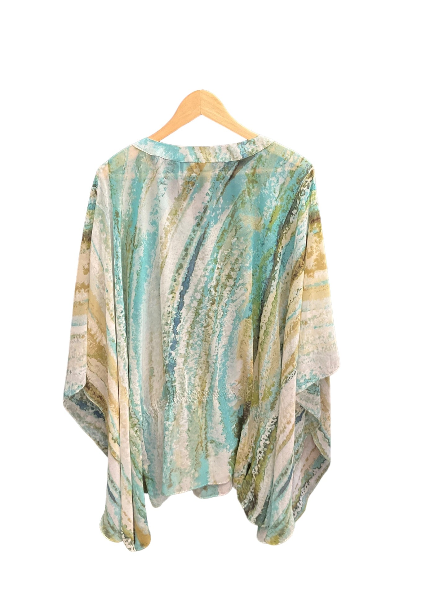 Multi-colored Poncho Chicos, Size S