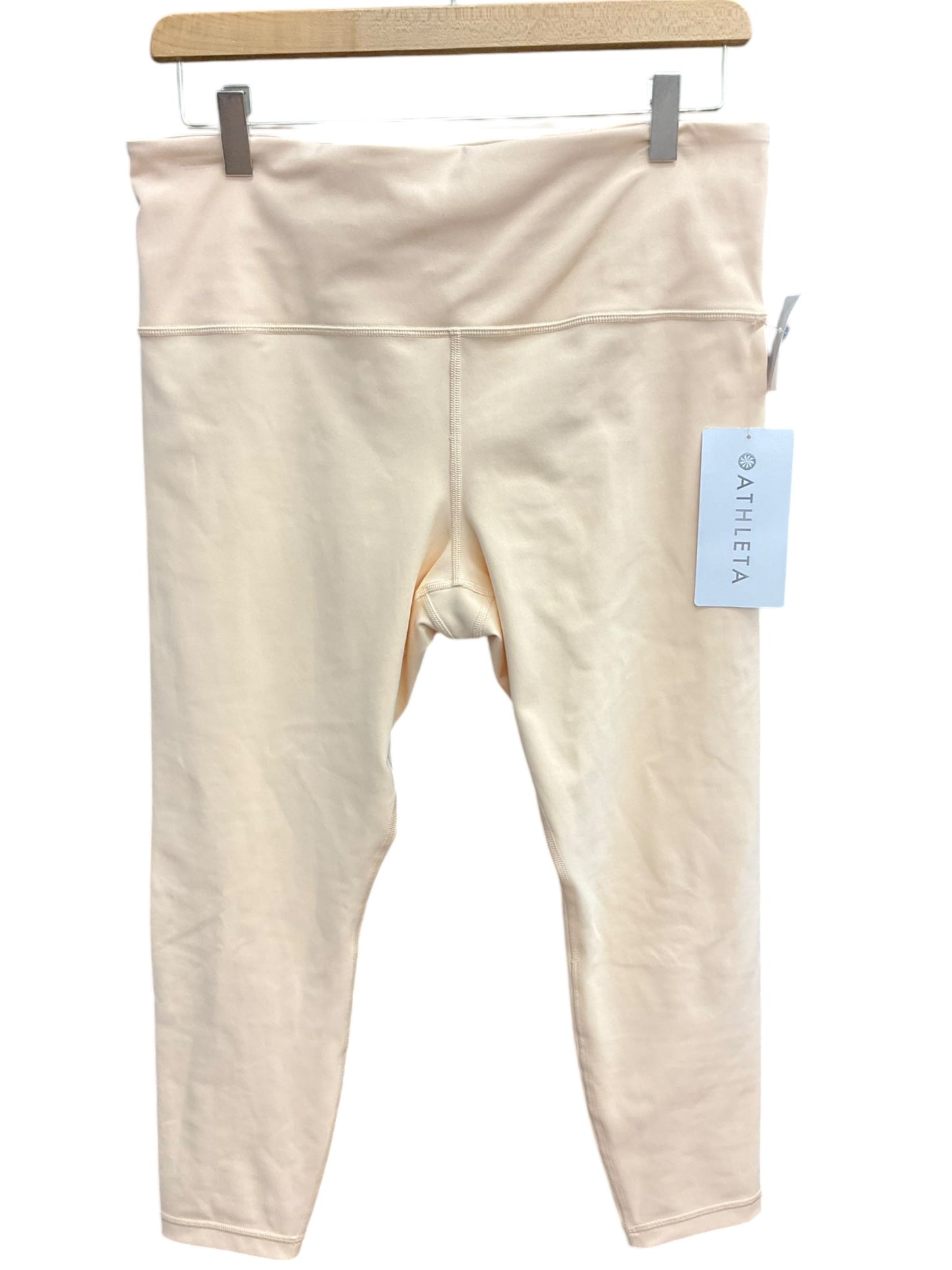 Athletic Leggings Capris By Athleta In Peach, Size: L