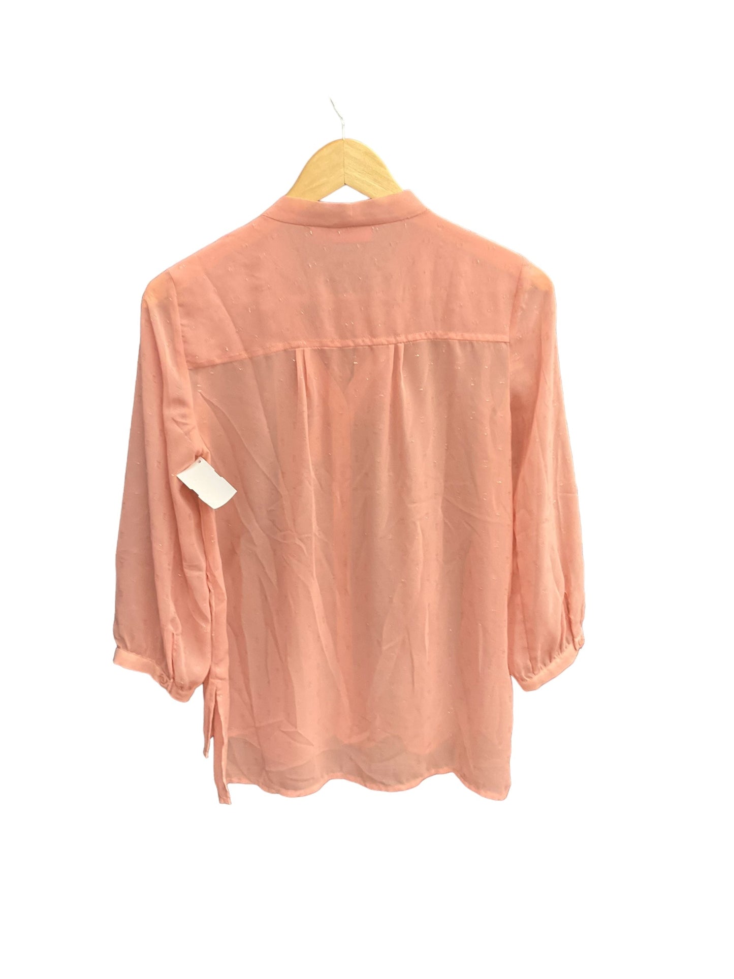 Pink Blouse Short Sleeve Elle, Size S