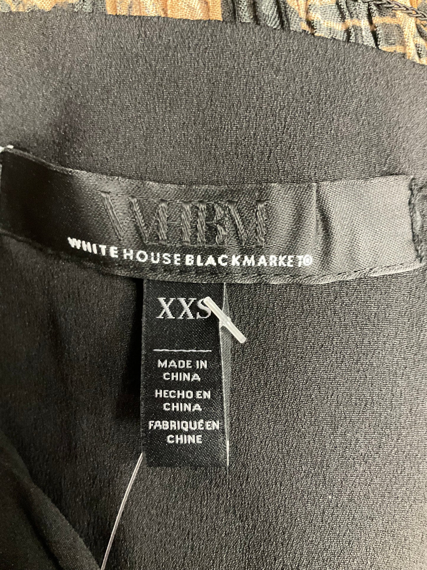 Black & Brown Top Sleeveless White House Black Market, Size Xxs