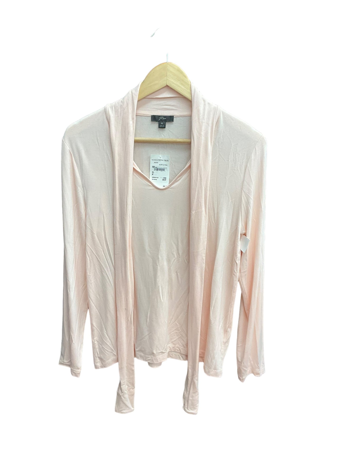 Pink Top Long Sleeve J. Crew, Size M