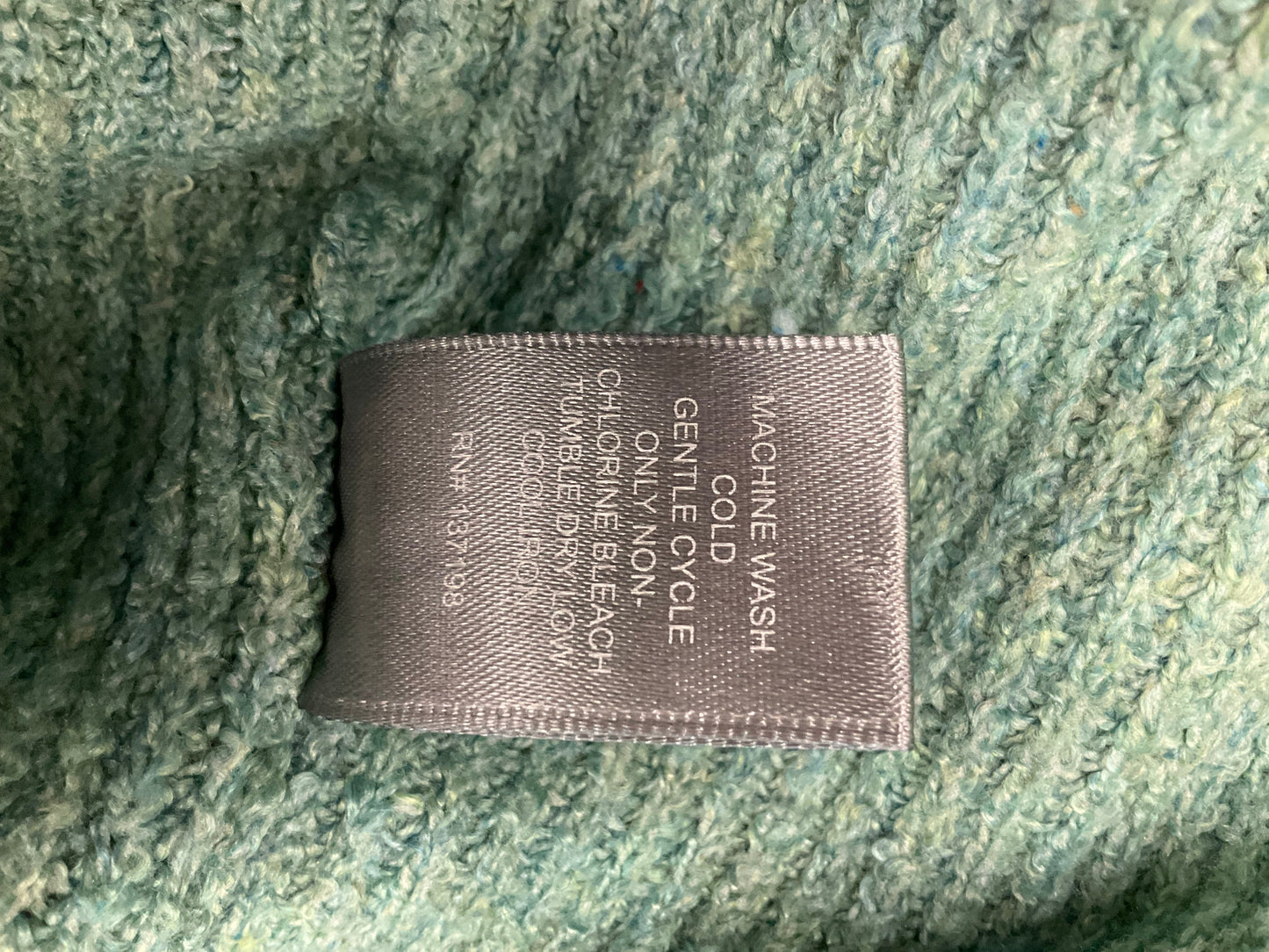 Teal Sweater Marled, Size L