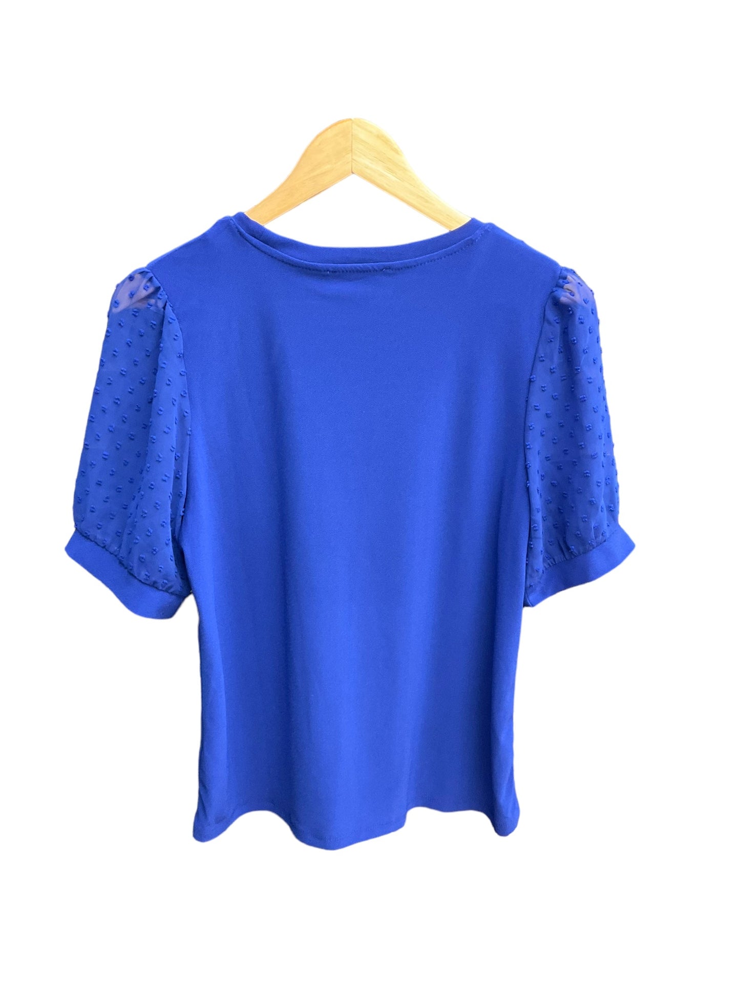 Blue Top Short Sleeve Cece, Size M