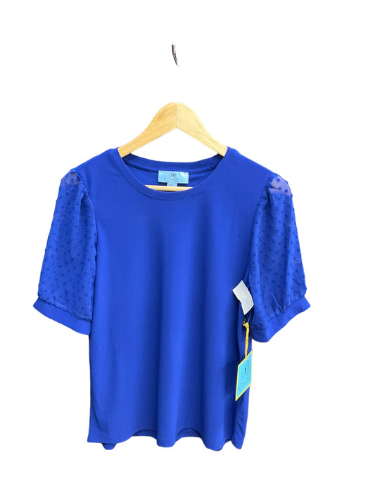 Blue Top Short Sleeve Cece, Size M