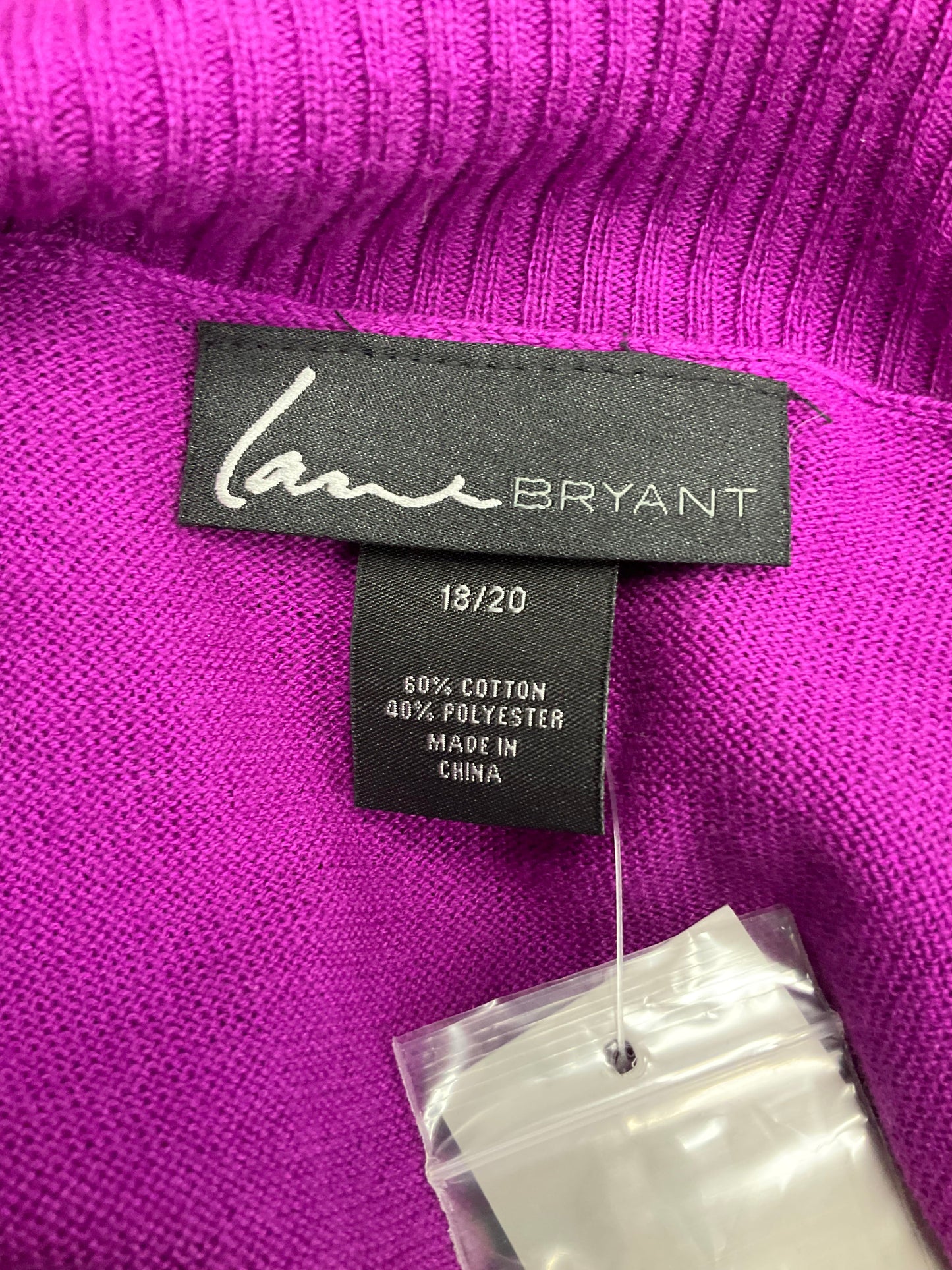 Dress Sweater By Lane Bryant In Purple, Size: 1x