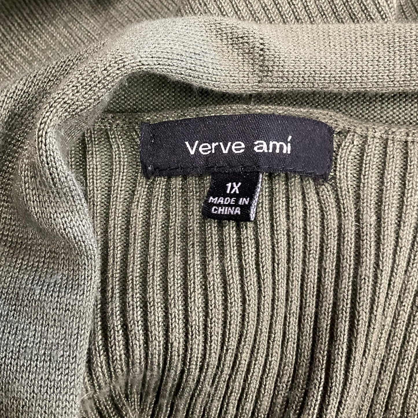 Cardigan By Verve Ami In Green, Size: 1x