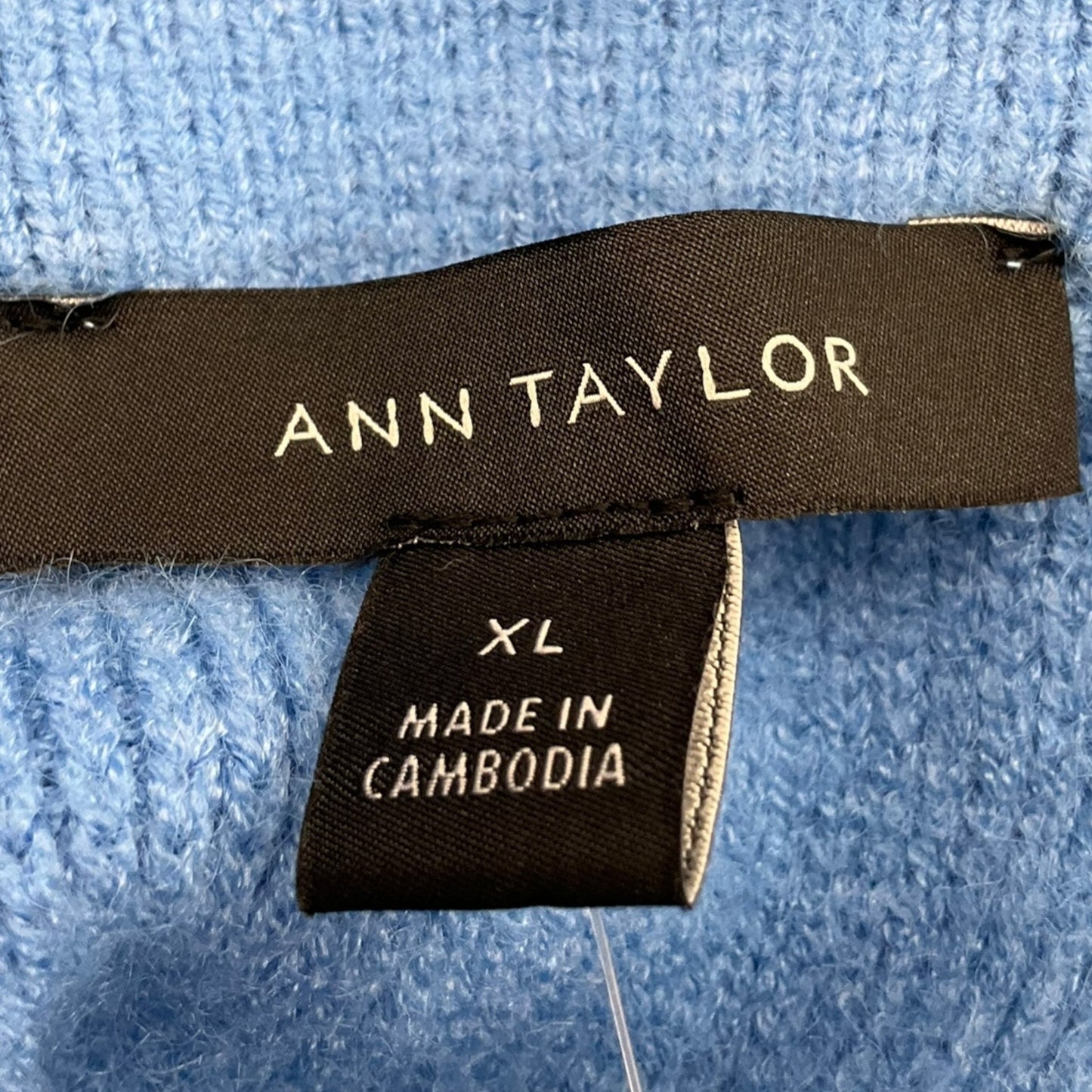 Sweater Cardigan By Ann Taylor In Blue, Size: Xl