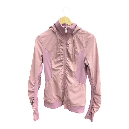 Athletic Jacket By Lululemon In Pink, Size: S