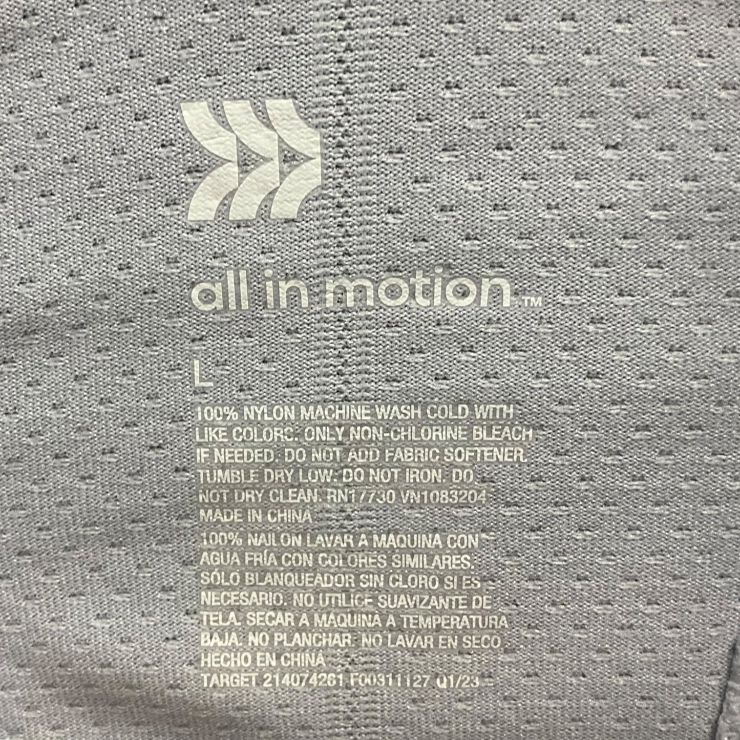 Athletic Tank Top By All In Motion In Blue, Size: L