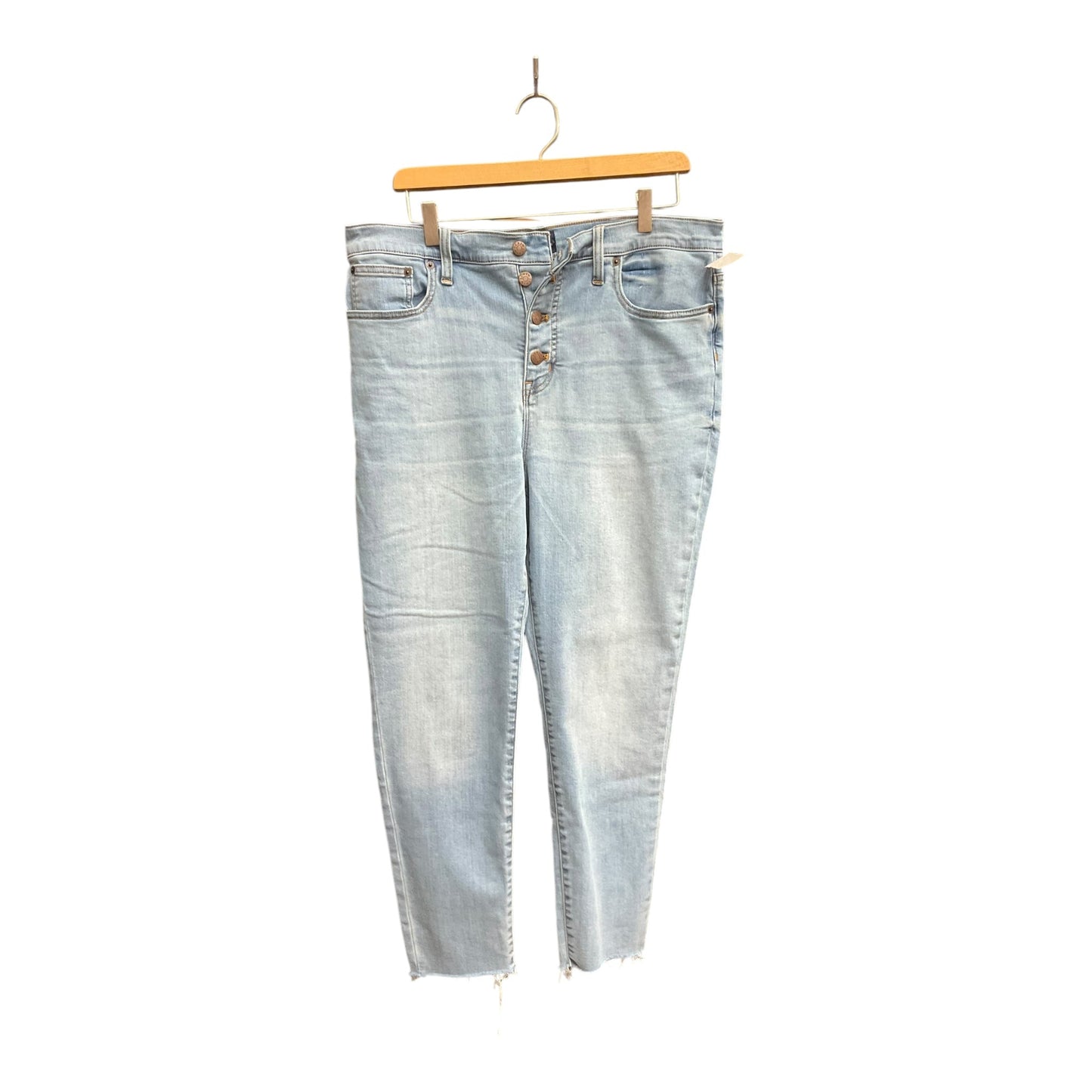 Jeans Cropped By J. Crew In Blue Denim, Size: 14