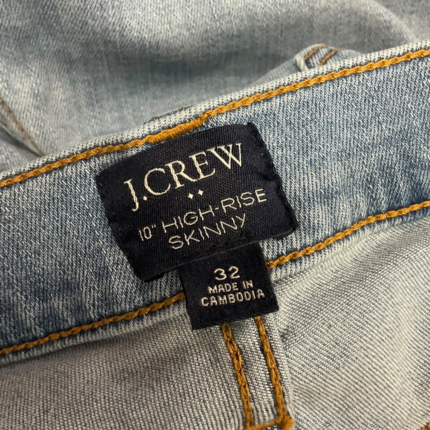 Jeans Cropped By J. Crew In Blue Denim, Size: 14