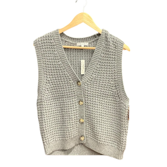 Vest Sweater By Madewell In Grey, Size: Xl