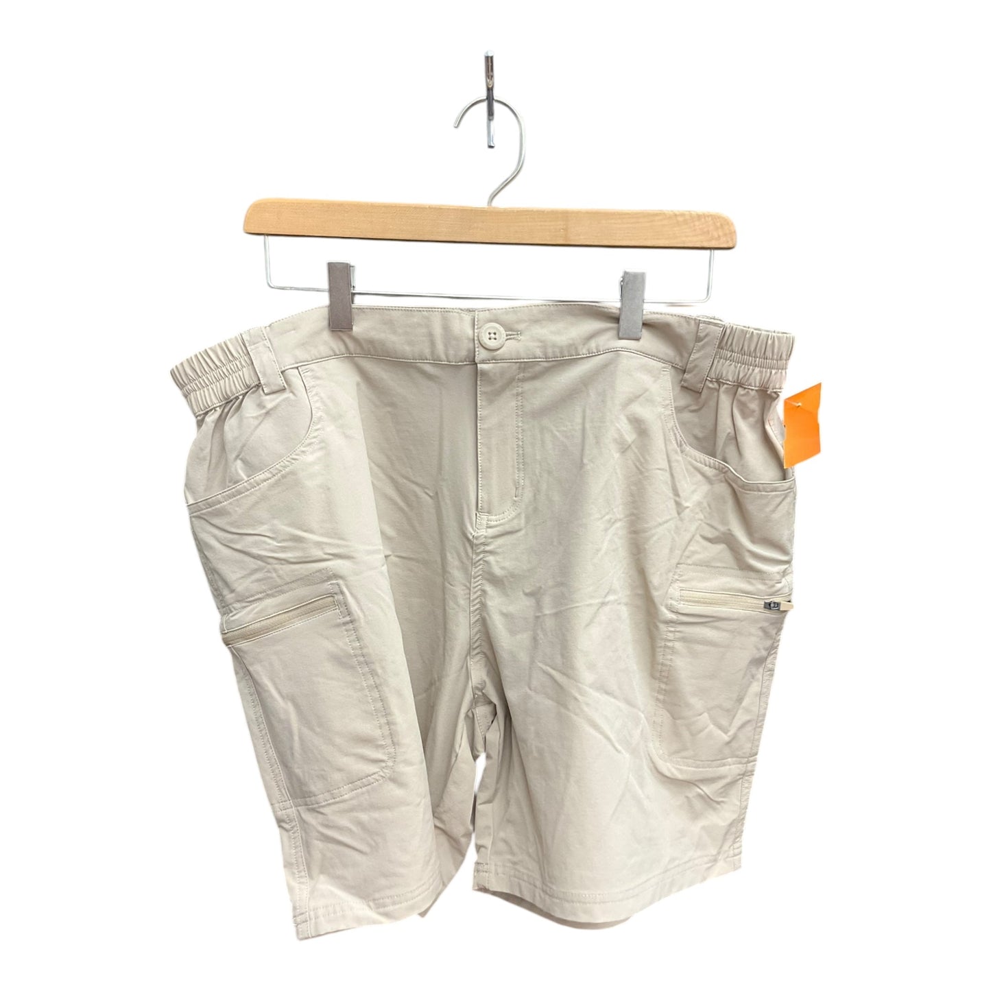 Athletic Shorts By Clothes Mentor In Tan, Size: Xxl