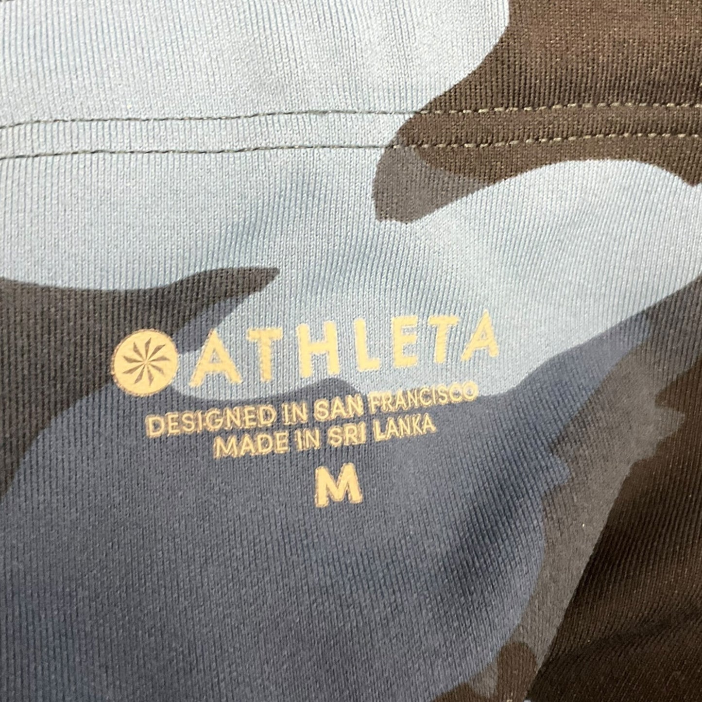 Athletic Leggings By Athleta In Blue, Size: M