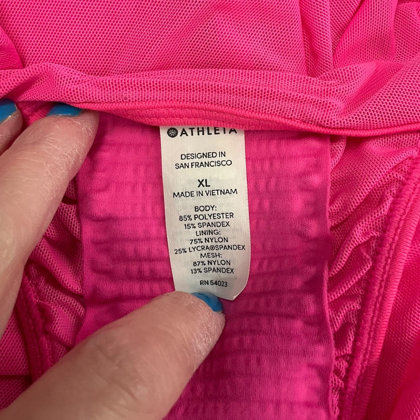 Athletic Tank Top By Athleta In Pink, Size: Xl