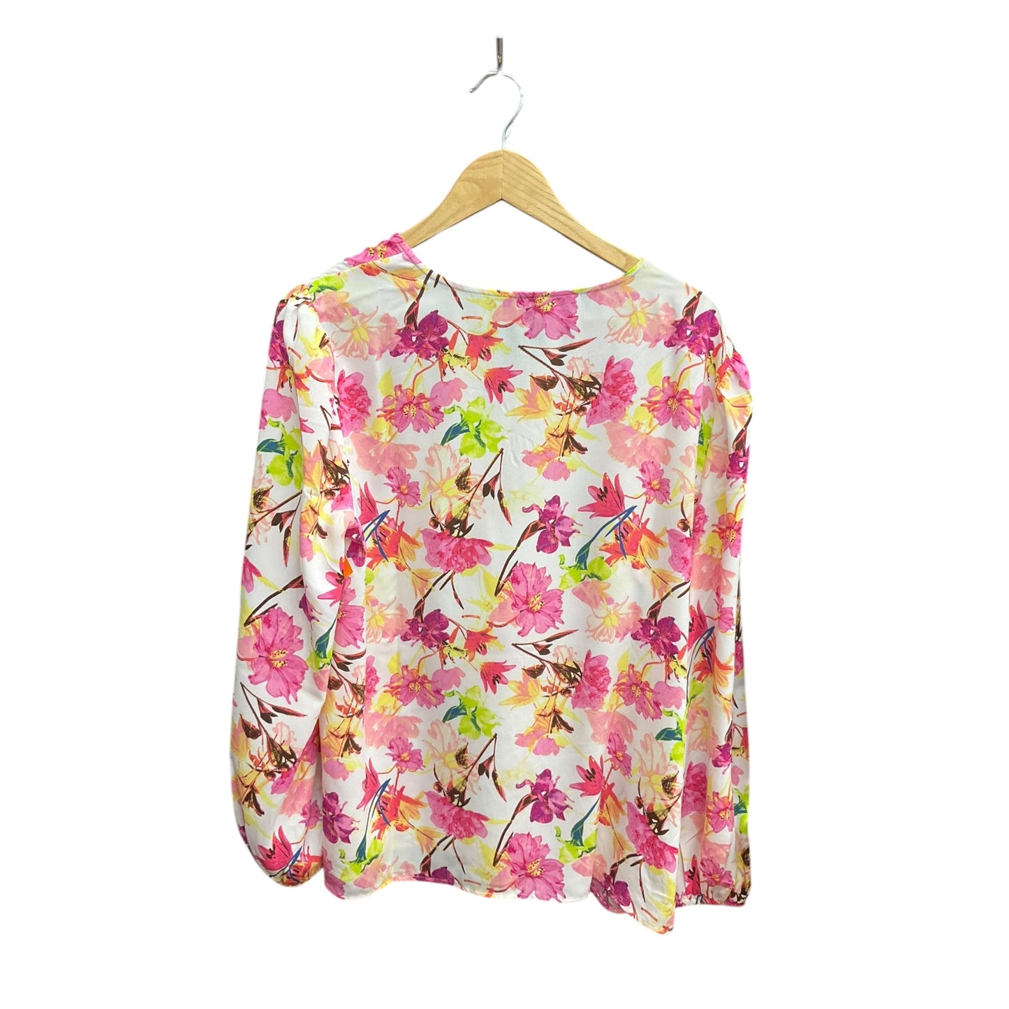 Top Long Sleeve By Inc In Floral Print, Size: Xl