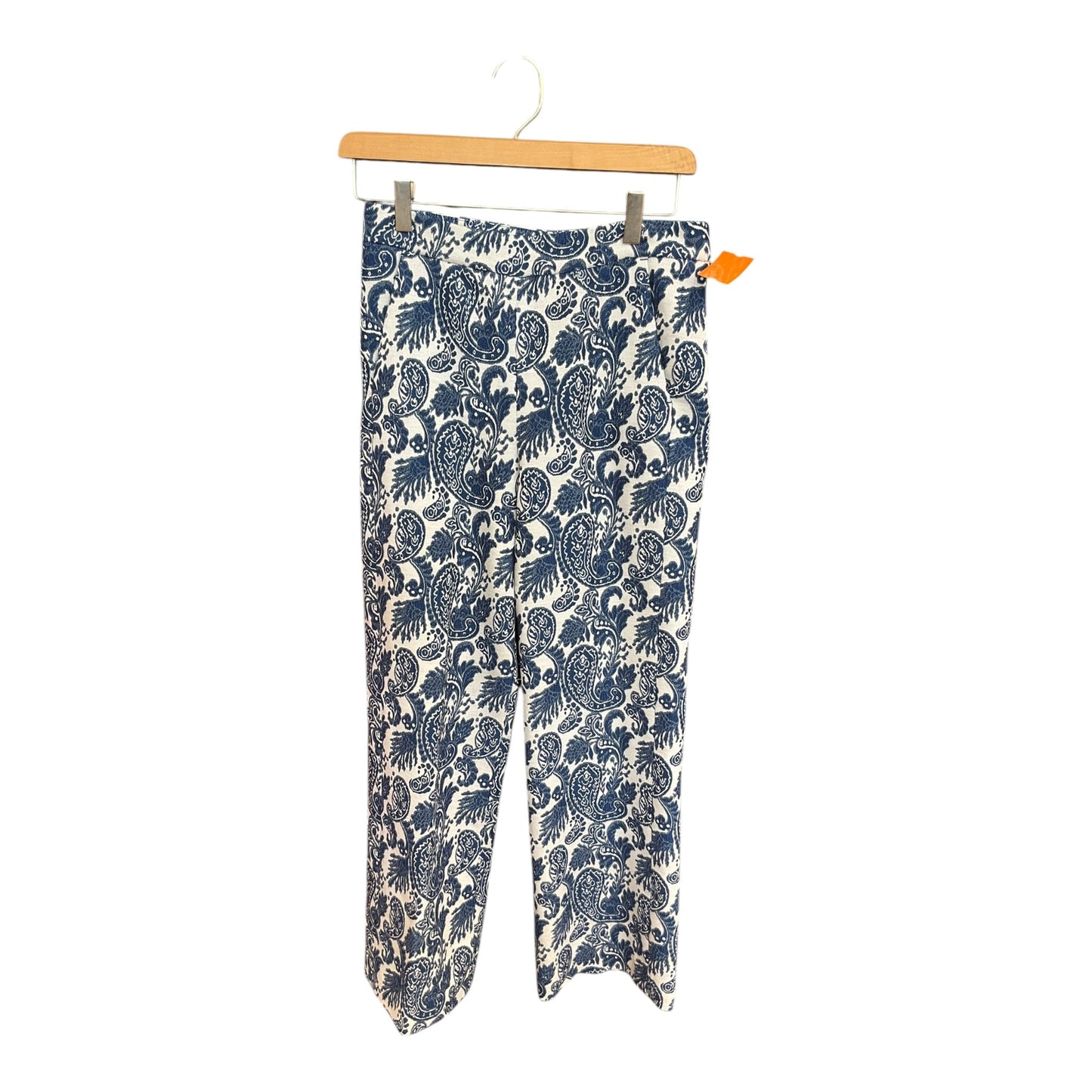 Pants Set 2pc By Zara Women In Blue & White, Size: Xs