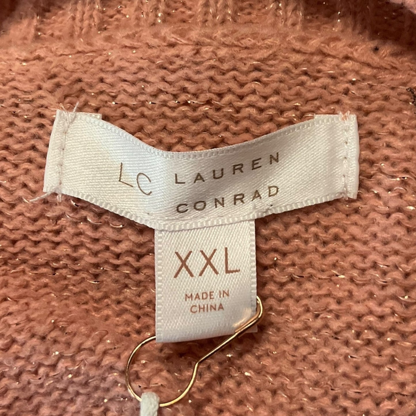 Sweater By Lc Lauren Conrad In Pink, Size: Xxl