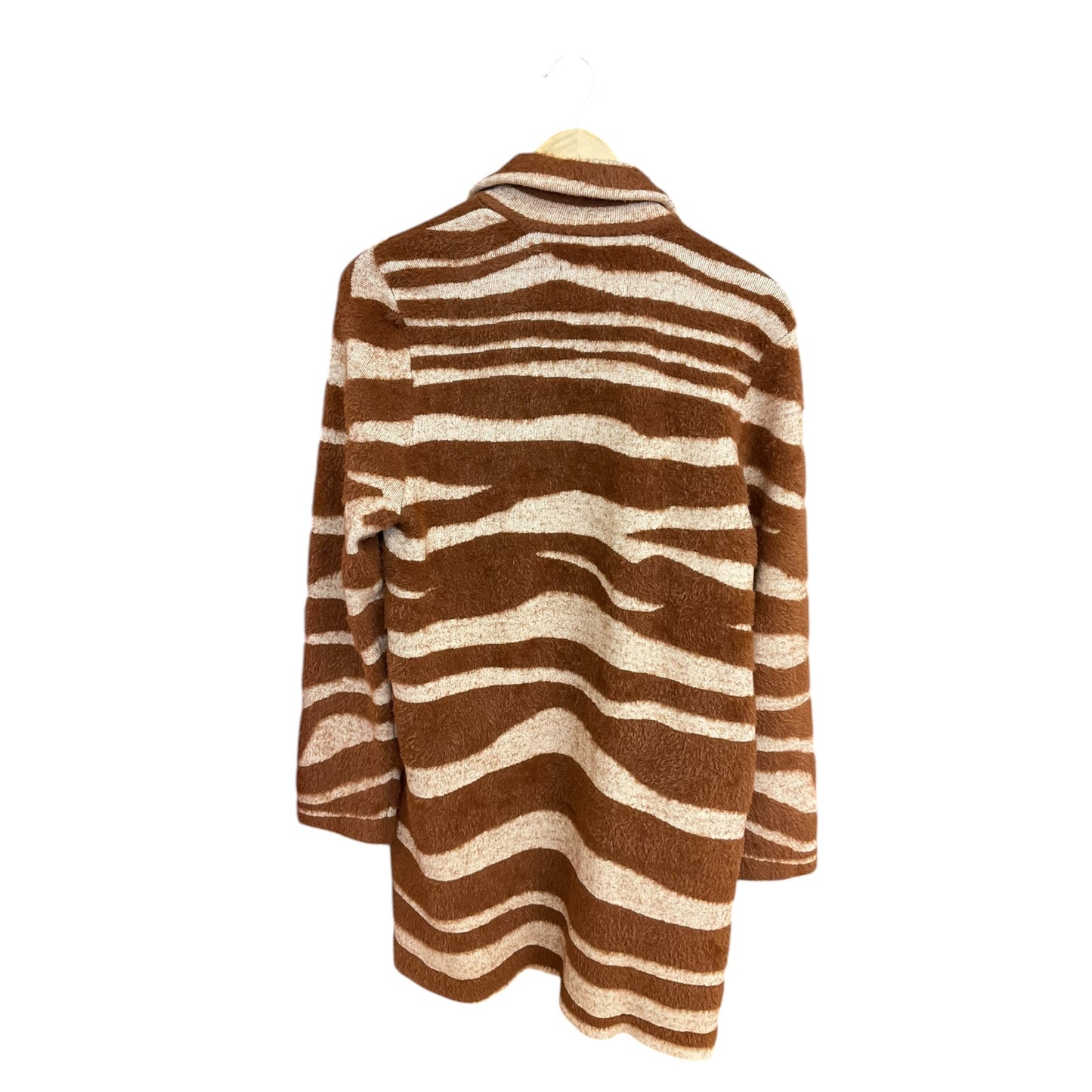 Sweater Cardigan By Liverpool In Animal Print, Size: M