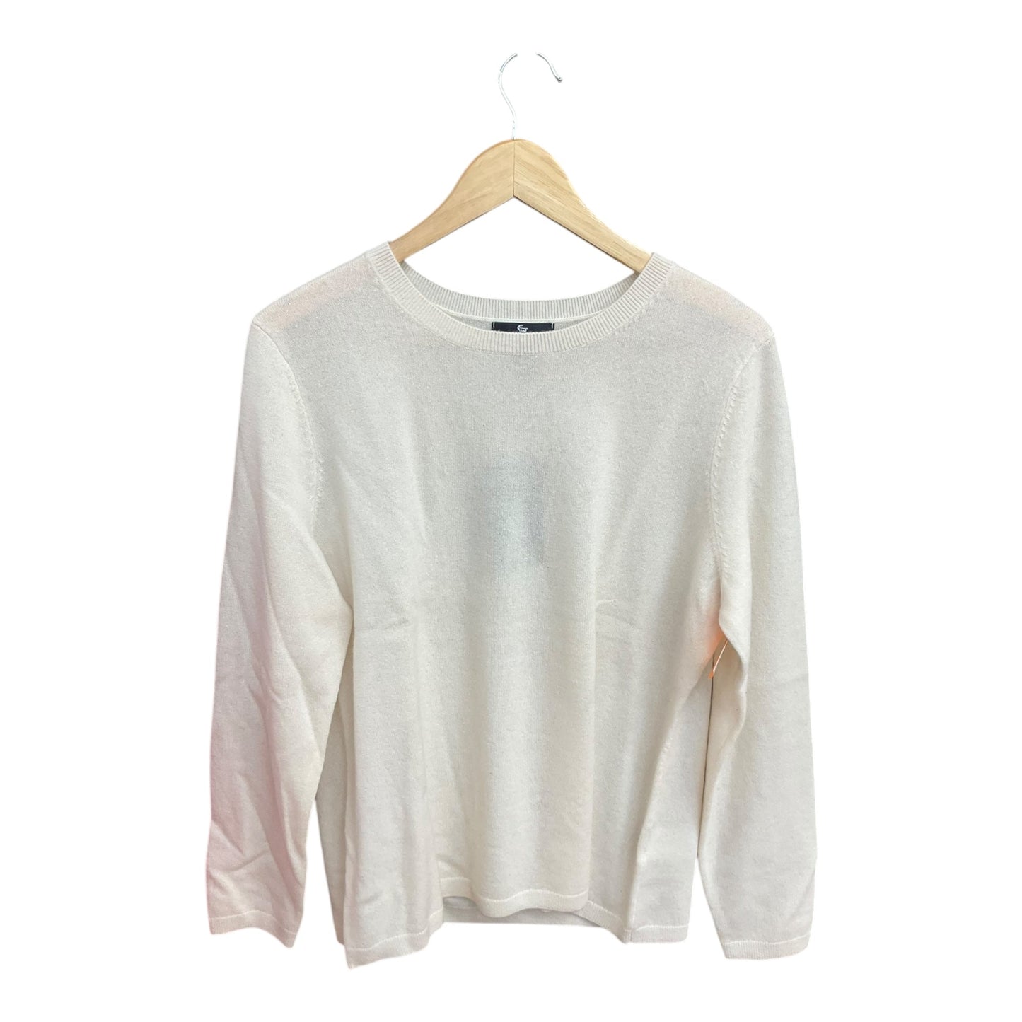 Sweater Cashmere By Lands End In Cream, Size: L