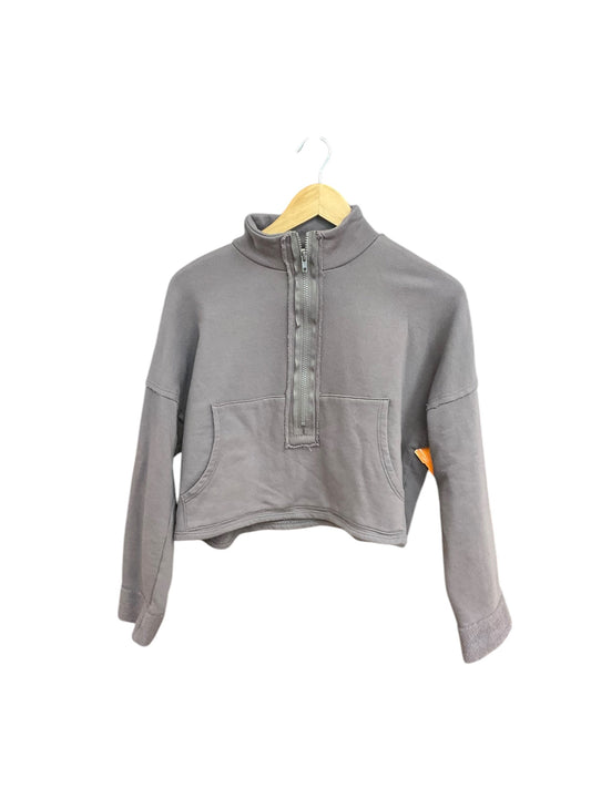 Sweatshirt Collar By Cmc In Grey, Size: S