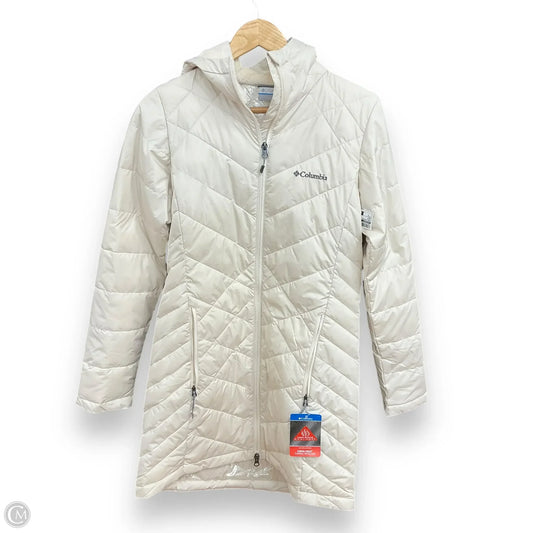 Coat Puffer & Quilted By Columbia In Cream, Size: S