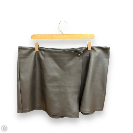 Skort By Marcella In Black, Size: 18