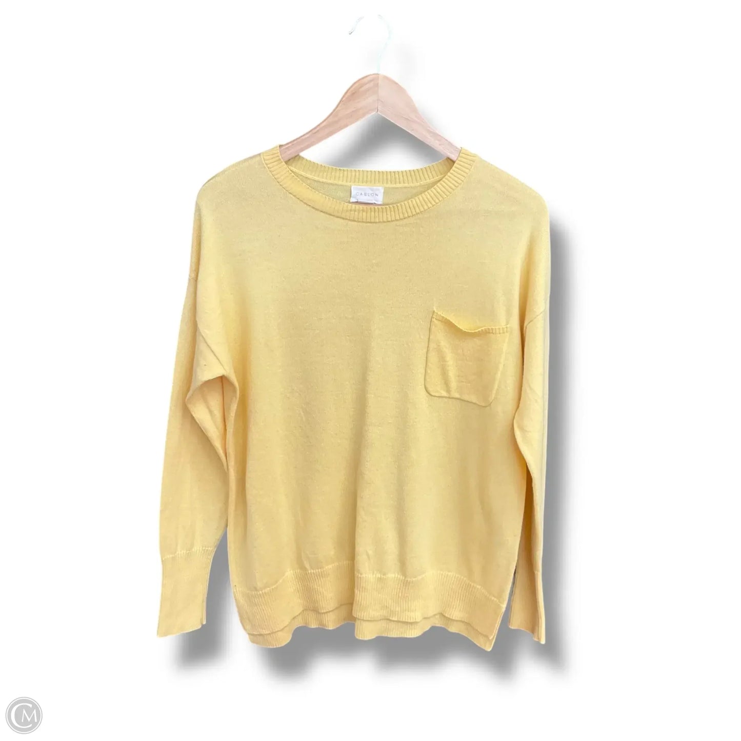 Sweater By Caslon In Yellow, Size: M