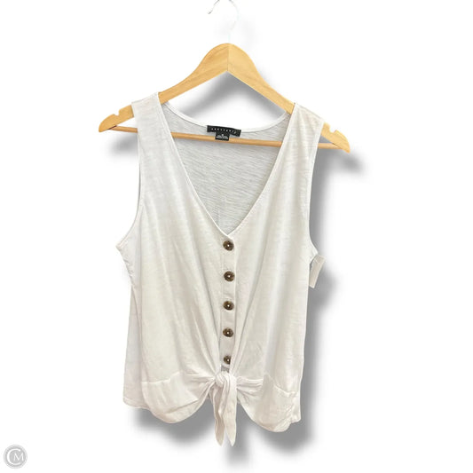 Top Sleeveless By Sanctuary In White, Size: M