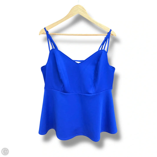 Top Sleeveless By Torrid In Blue, Size: 2x