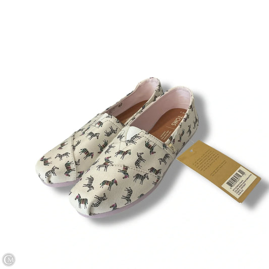 Shoes Flats By Toms In Animal Print, Size: 8.5