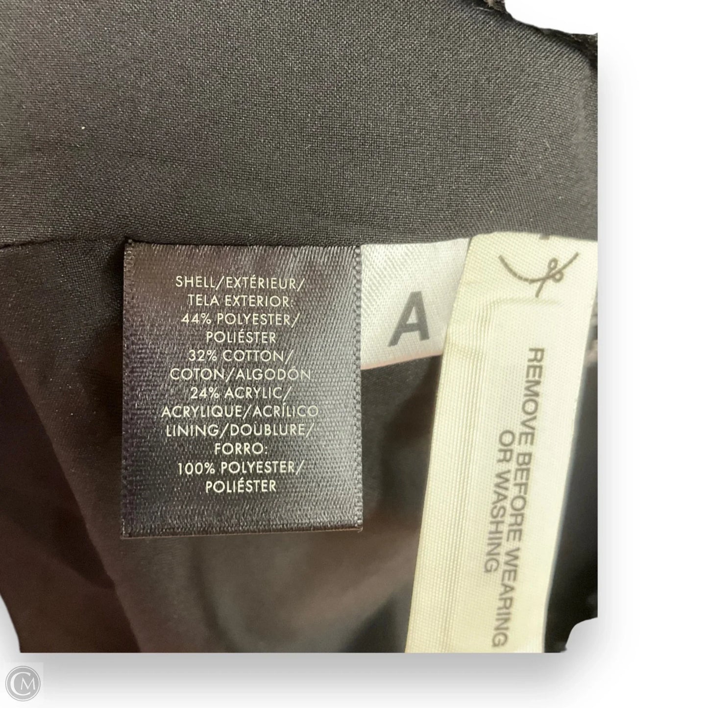 Blazer By Ann Taylor In Black & White, Size: M