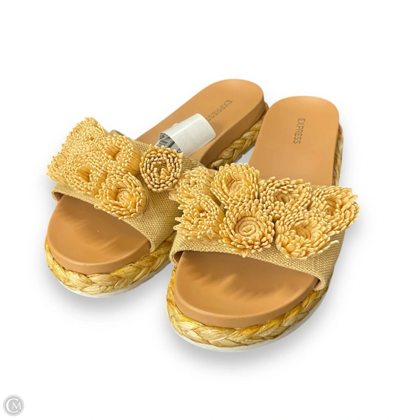 Sandals Flats By Express In Tan, Size: 7