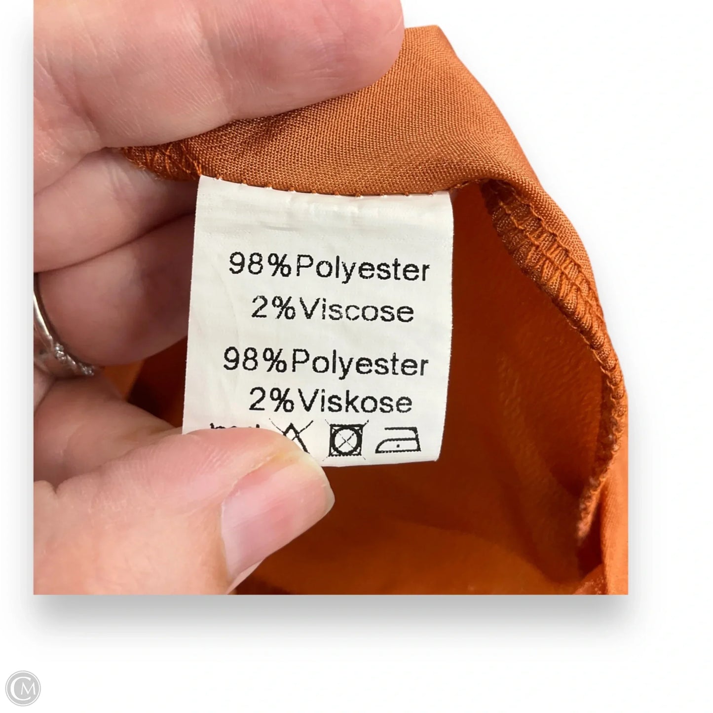 Dress Casual Short By Grace Karin In Orange, Size: 2x