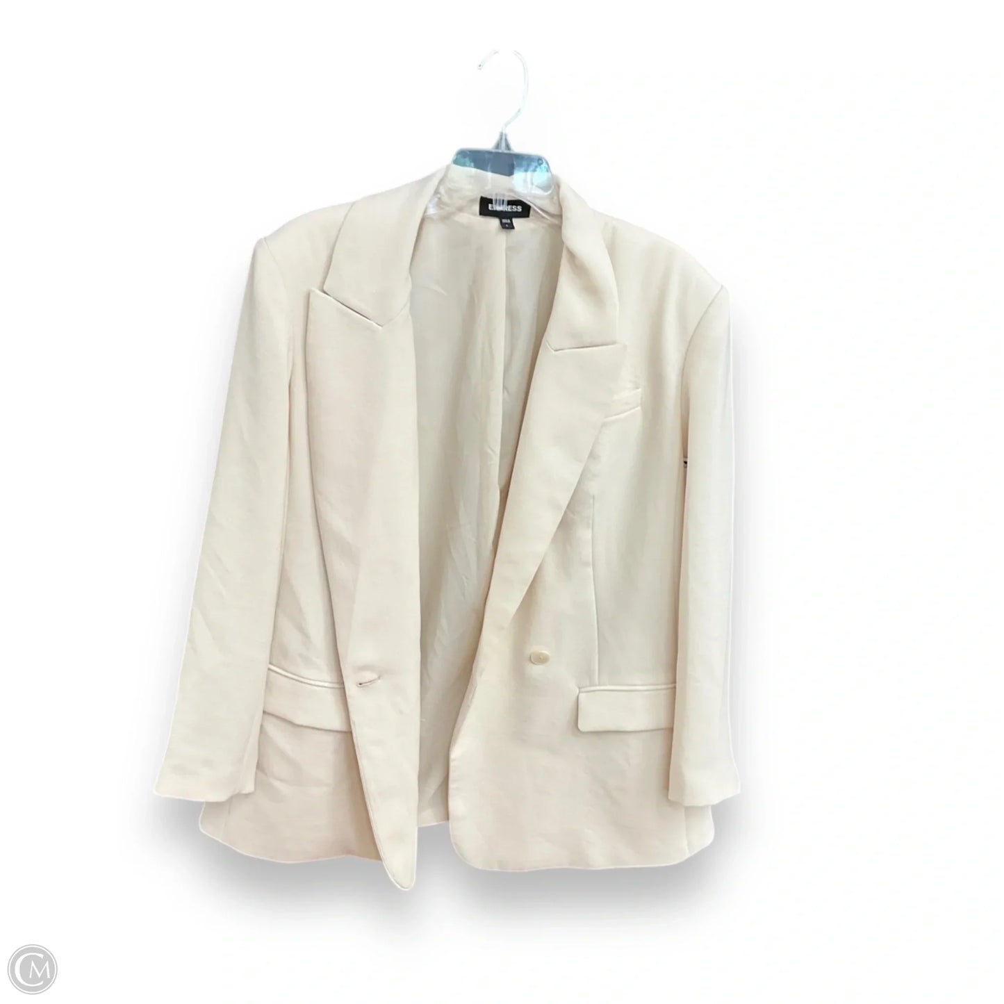 Blazer By Express In Beige, Size: L