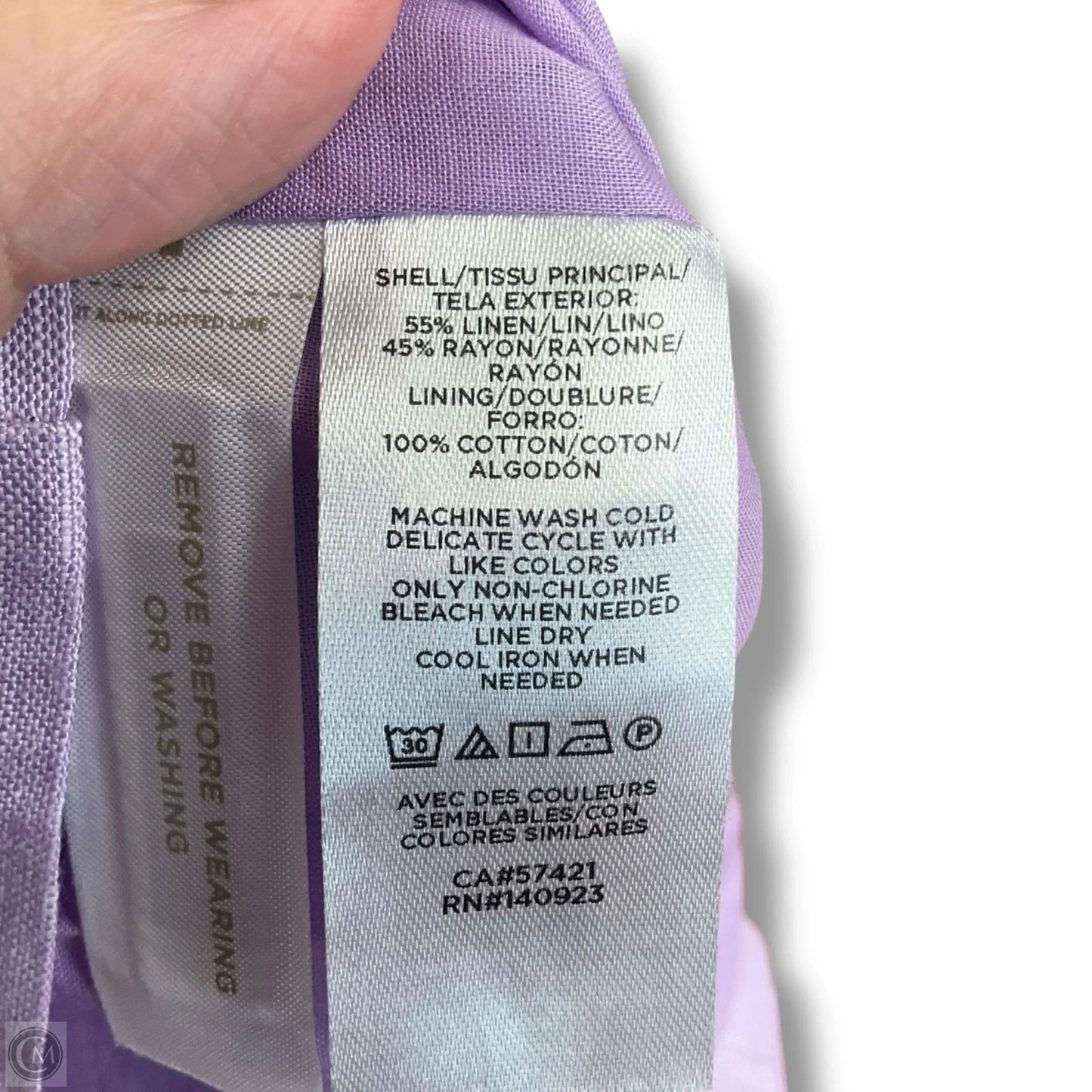 Dress Casual Short By Loft In Purple, Size: Xs