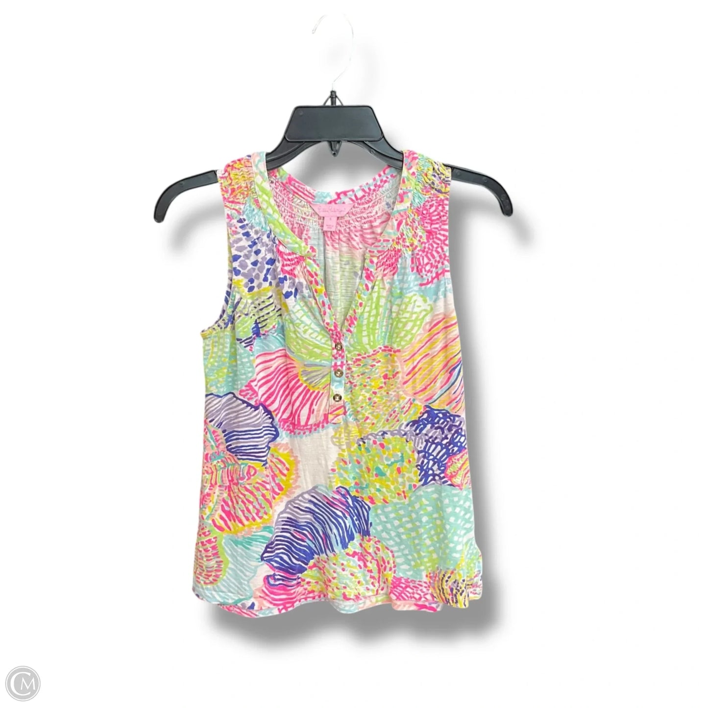Top Sleeveless Designer By Lilly Pulitzer In Multi-colored, Size: S