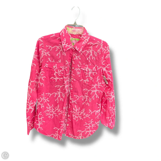 Blouse Designer By Lilly Pulitzer In Pink, Size: S
