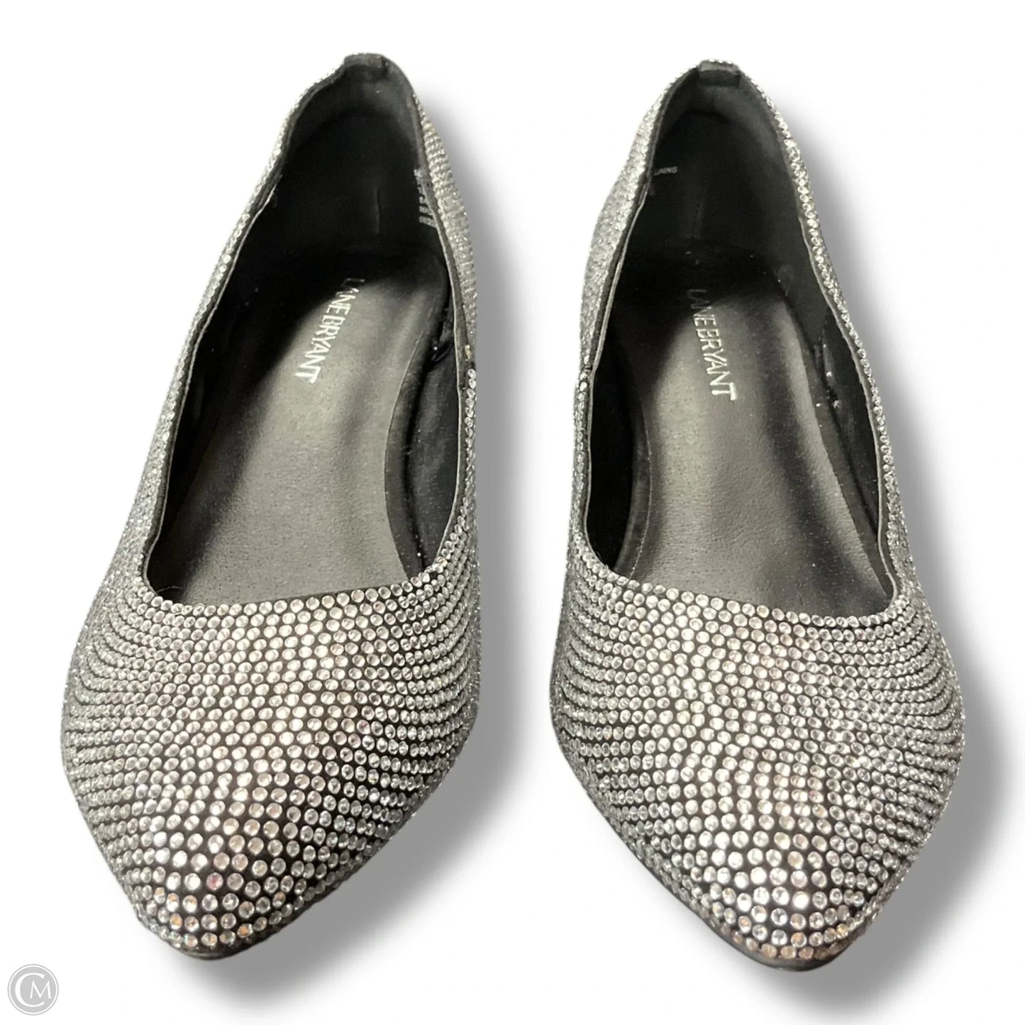 Shoes Heels Block By Lane Bryant In Silver, Size: 8